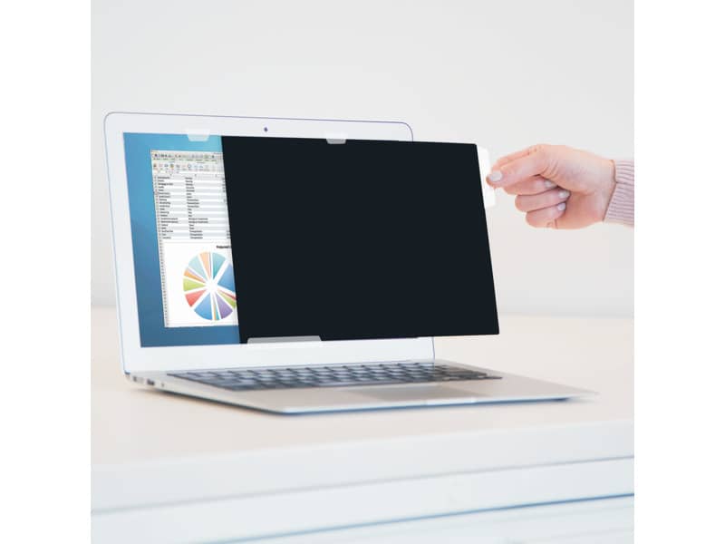 Filtri privacy Fellowes per monitor 14 pollici W.S.  nero 4812001