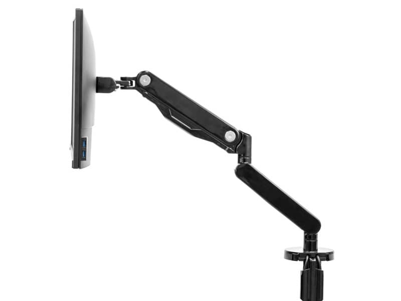 Braccio Monitor Singolo per regolare monitor LCD/TFT Fellowes Platinum Series nero max 24 pollici - 8043301