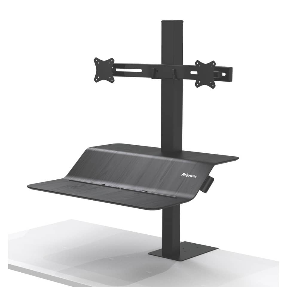 Postazione di lavoro Fellowes Lotus™ VE Sit-Stand - Doppia nero 8082001
