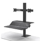 Postazione di lavoro Fellowes Lotus™ VE Sit-Stand - Doppia nero 8082001