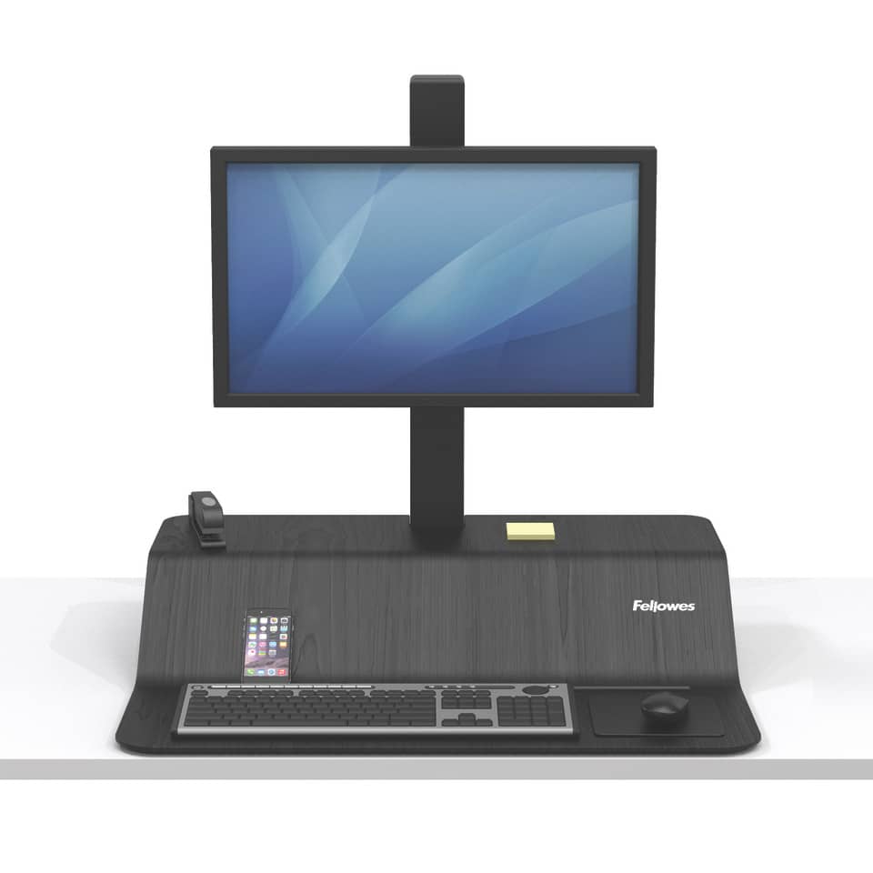 Postazione di lavoro Fellowes Lotus™ VE Sit-Stand – Singola nero 8080101