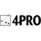 Cartelline a 2 lembi 4Pro dichiarazione dei redditi A4 cellulosa 225 g/m² dorso 2 cm giallo conf. da 50 pezzi - 4175 02
