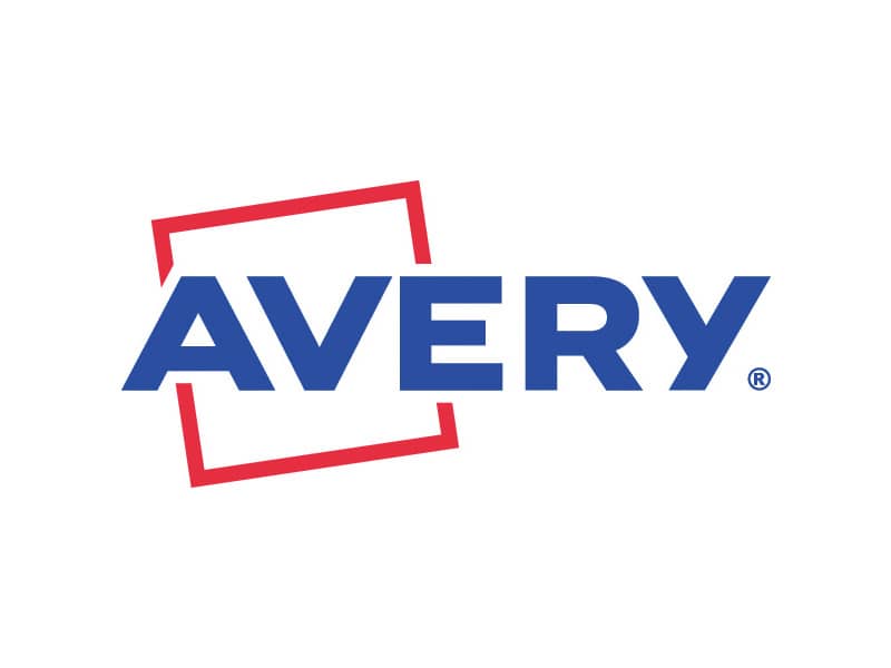 Badge adesivi in seta acetata AVERY 63,5x29,6 mm 20 fogli - L4784-20