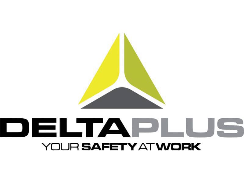 Guanto da lavoro Delta Plus in maglia di poliammide con palmo in poliuretano grigio  taglia 9 - VE702GR09