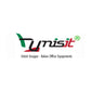 Sgabello tecnico Unisit Esos EOE5S seduta alta - poggiapiedi telescopico - rivestimento Eco rosso - EOE5S/ER