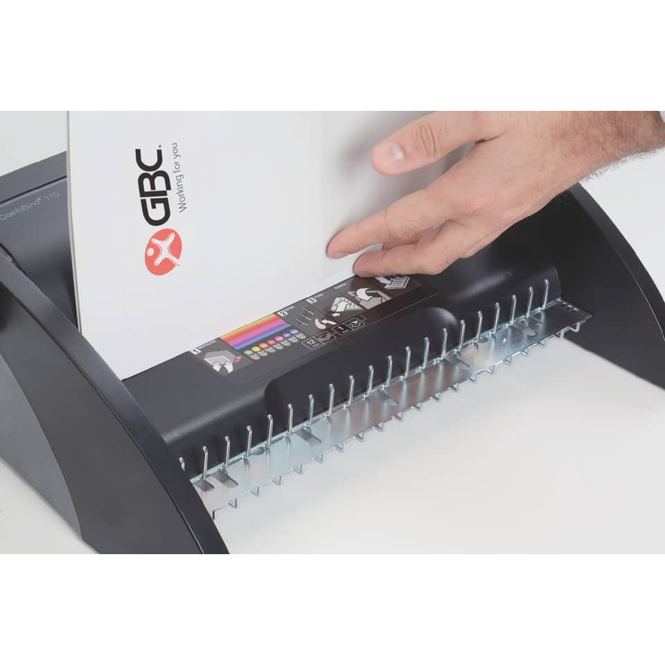 Rilegatrice a dorsi plastici GBC CombBinb® C110 nero 4401844