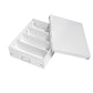 Scatola Organizer "M" Leitz CLICK & STORE A4 bianco metallizzato 28,1x10x37 cm - 60580001
