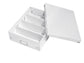 Scatola Organizer "M" Leitz CLICK & STORE A4 bianco metallizzato 28,1x10x37 cm - 60580001