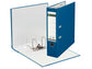 Registratore senza custodia Leitz 180° commerciale dorso 8 cm cartone rivestito in polipropilene blu - 10105035