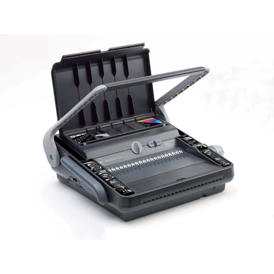 Rilegatrice a spirale metallica GBC MultiBind® 230 grigio 4400423