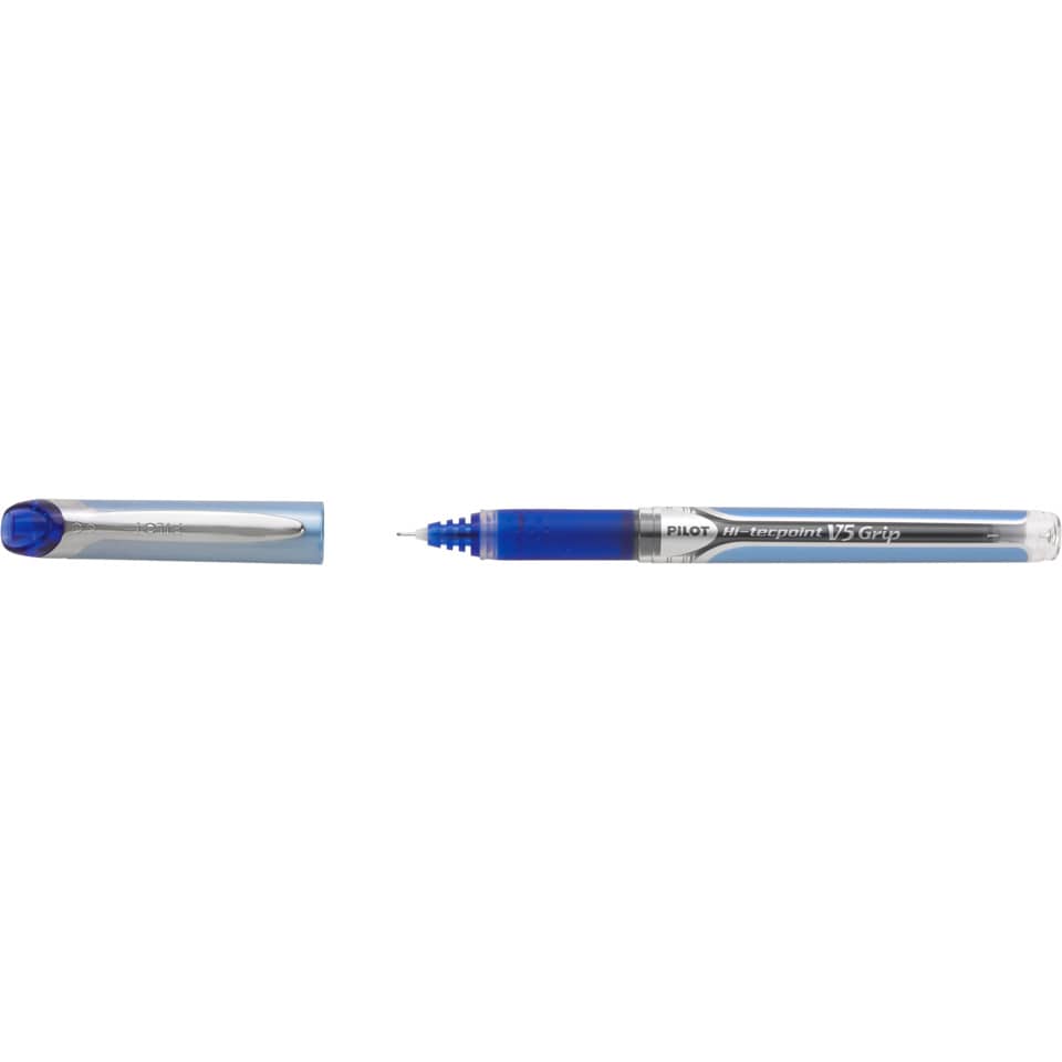 Penne a sfera con cappuccio Pilot Hi-Tecpoint V5 Grip 0,5 mm blu 6731