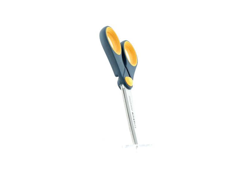 Forbici Westcott Softgrip Titanium Non Stick simmetriche grigio/giallo lama 18 cm - E-33670 00