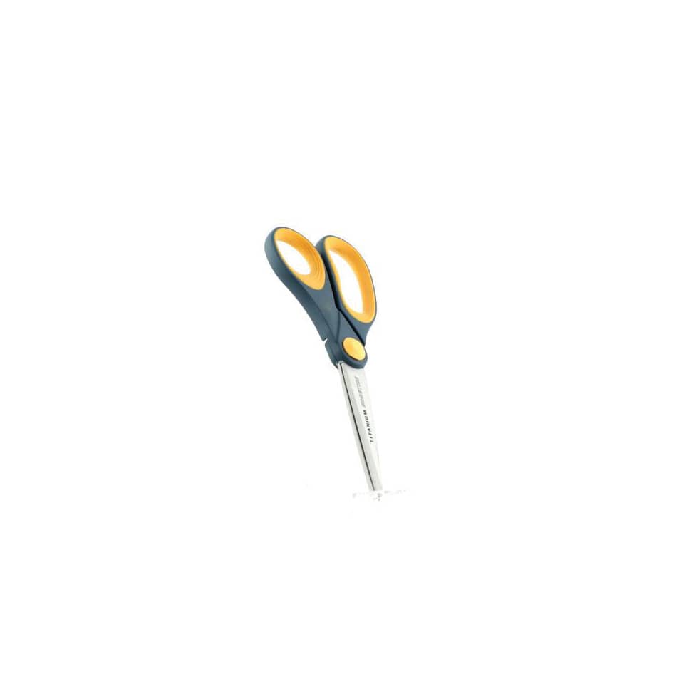 Forbici Westcott Softgrip Titanium Non Stick asimmetriche grigio/giallo lama 21 cm - E-33681 00