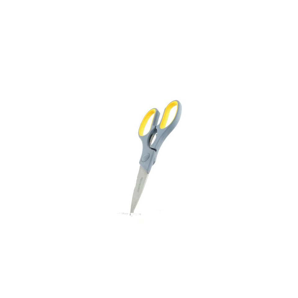 Forbici Westcott Softgrip Titanium Super Multi simmetriche giallo/grigio lama 21 cm - E-30486 00