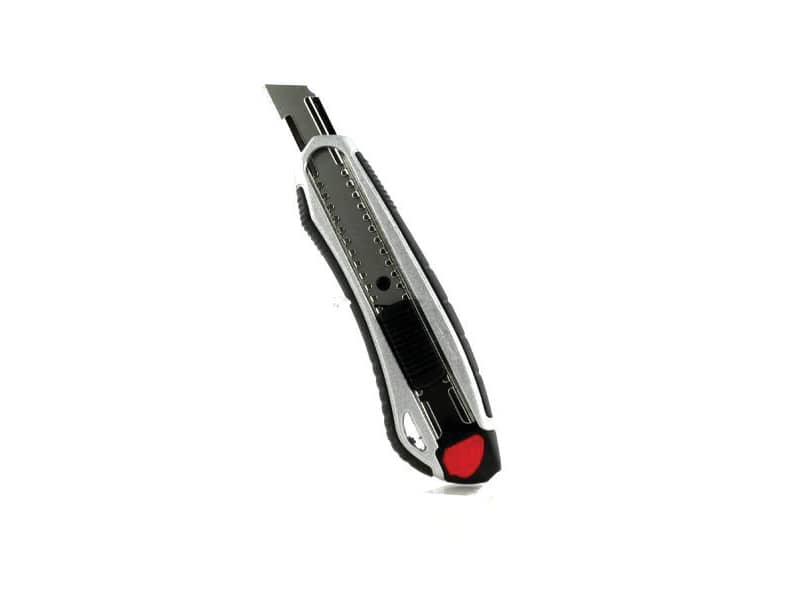 Cutter Westcott Aluminum Alloy larghezza lama 18 mm argento / nero E-84025 00