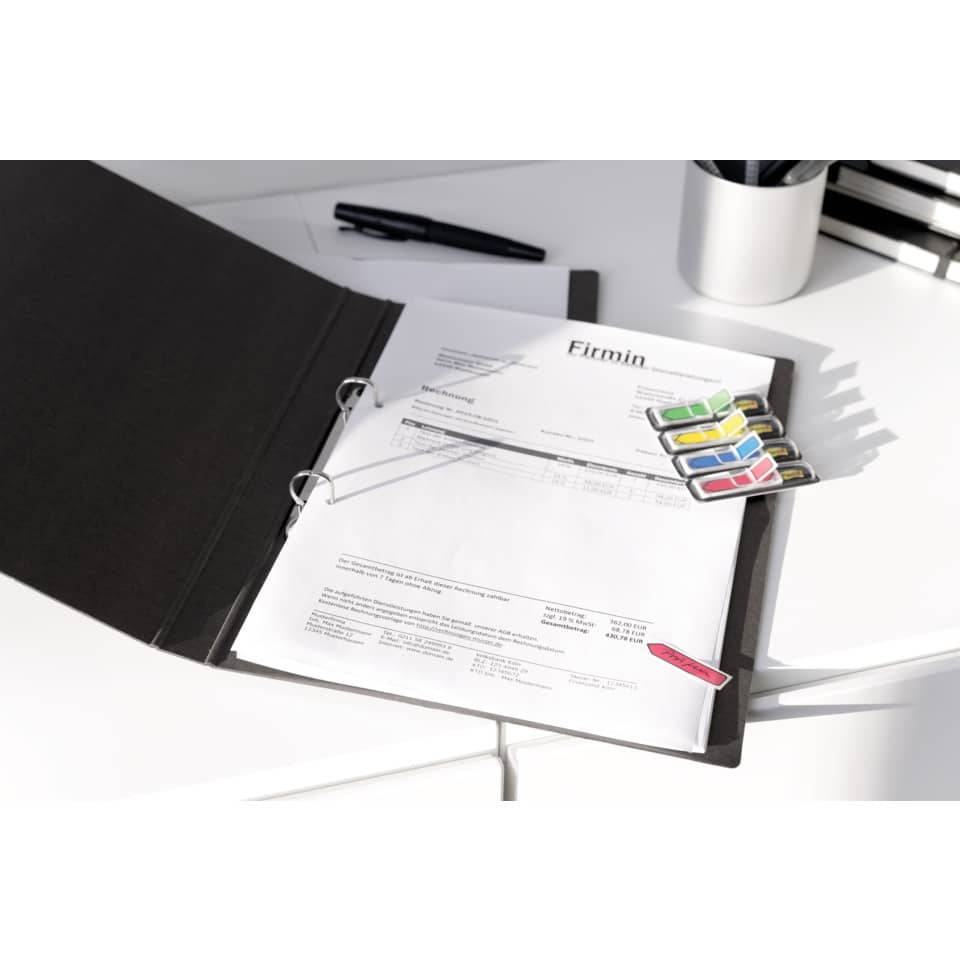 Segnapagina removibili Post-it® Index Mini "Freccia" 684 colori vivaci assortiti - 4 confezioni da 24 - 684ARR4