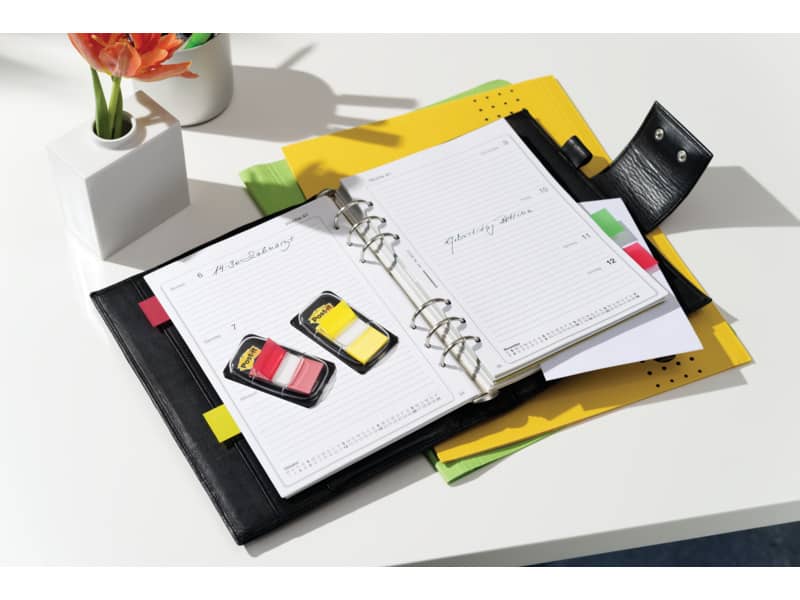 Segnapagina removibili Post-it® Index Medium con dispenser blu brillante 50 segnapagina - 680-23