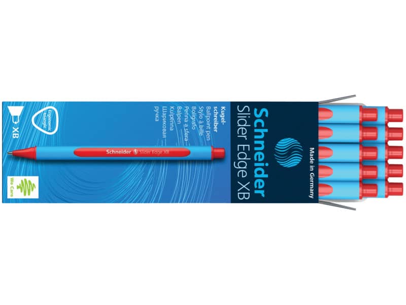 Penna a sfera Schneider Slider Edge tratto XB rosso 152202