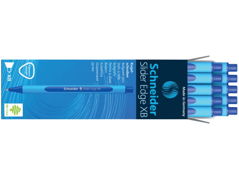 Penna a sfera Schneider Slider Edge tratto XB blu 152203