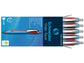 Penna a sfera a scatto Schneider Slider Rave ricaricabile tratto XB rosso 132502