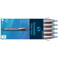 Penna a sfera a scatto Schneider Slider Rave ricaricabile tratto XB rosso 132502