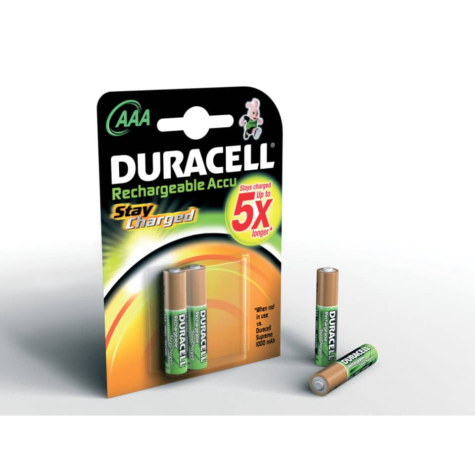 Batterie ricaricabili Duracell Precaricata Ministilo 800 mAh AAA conf. da 4 - DU77