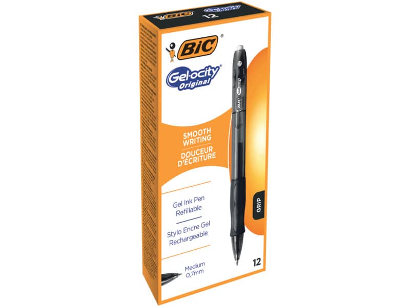 Penna gel a scatto BIC Gel-ocity 0,7 mm nero 829157