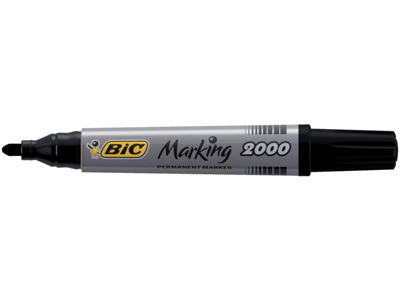 Marcatore permanente BIC Marking 2000 punta conica 4,95 mm nero 8209153