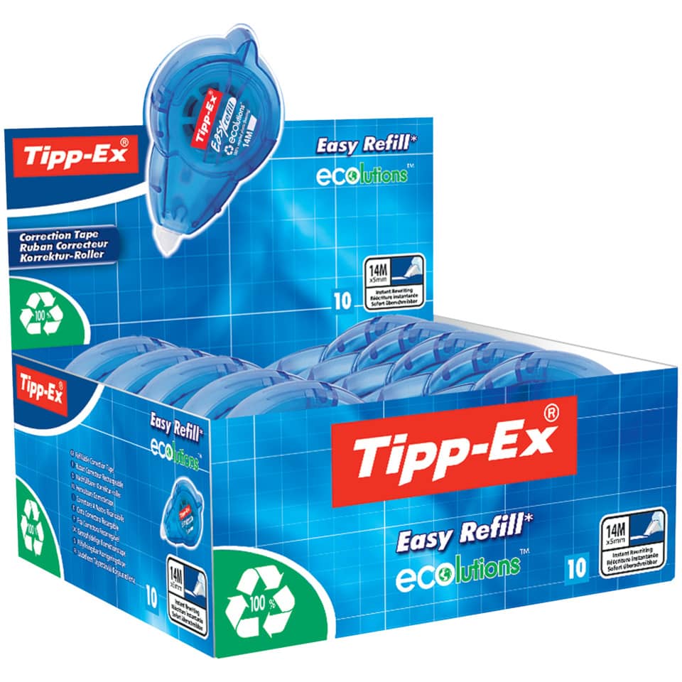 Correttore a nastro TIPP-EX Easy Refill ECOlutions 5 mm x 14 m 8794242