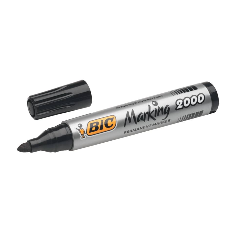 Marcatore permanente BIC Marking 2000 punta conica 4,95 mm nero 8209153