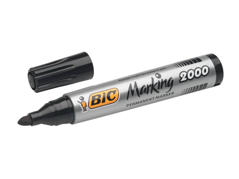 Marcatore permanente BIC Marking 2000 punta conica 4,95 mm nero 8209153