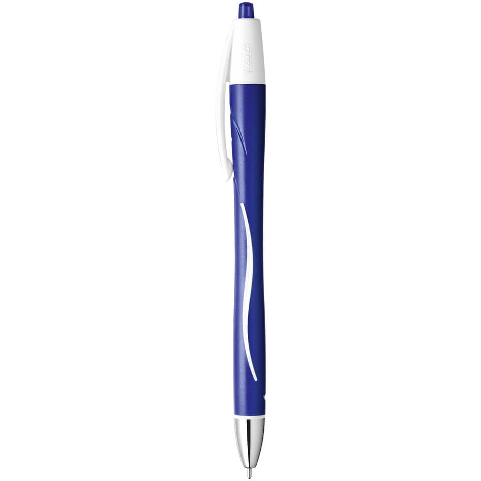 Penna a sfera a scatto BIC Atlantis Exact F 0,7 mm blu 918505