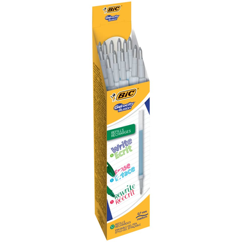 Refill per penne roller BIC Gel-ocity Illusion M 0,7 mm verde 944100