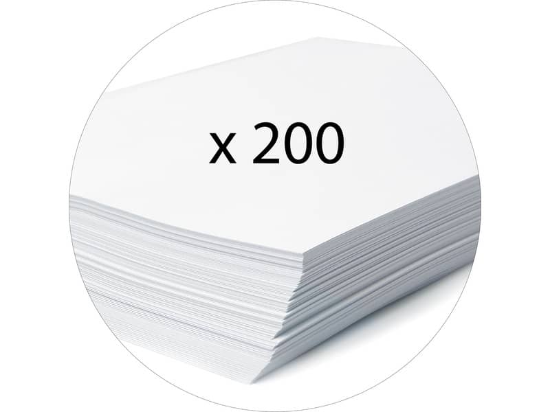 Scatola archivio Exacompta Crystal Clear trasparente dorso 2,5 cm - 24x32 cm 5962E