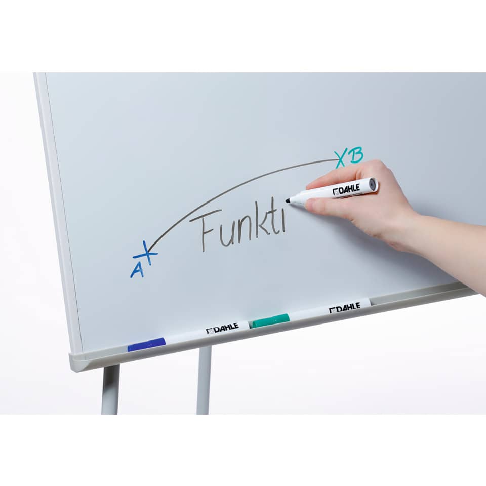 Lavagna a fogli mobili Personale Flip Chart Dahle con treppiedi 68x92 cm grigio R096010