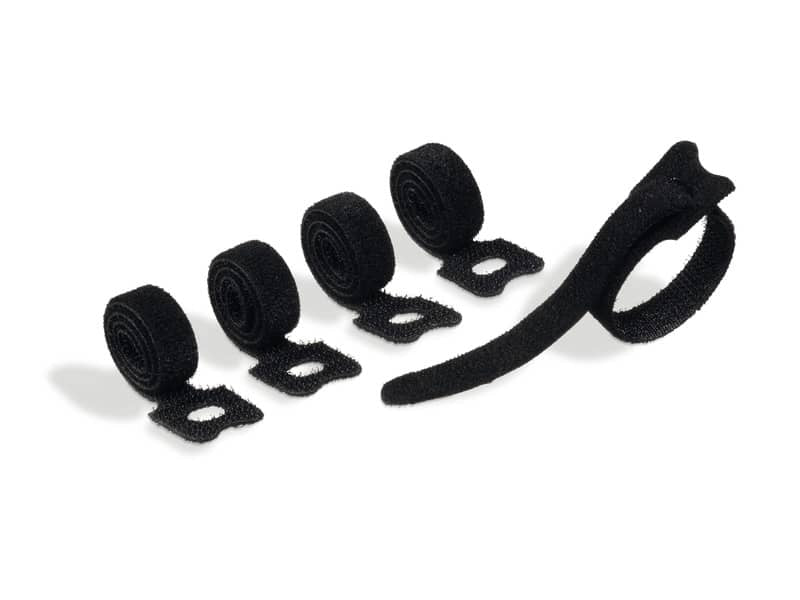 Fascette fermacavi a strappo con asola DURABLE CAVOLINE GRIP TIE 20x1 cm nero Conf. 5 pezzi - 503601