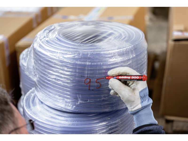 Marcatore permanente edding 300 punta conica 1,5-3 mm blu 4-300003