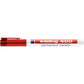 Marcatore permanente edding 400 punta conica 1 mm rosso 4-400002
