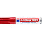 Marcatore permanente edding 500 punta scalpello 2-7 mm rosso 4-500002