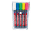Marcatori Neon per lavagne edding 725 punta scalpello 2-5 mm assortiti confezione da 5 - 4-725-5