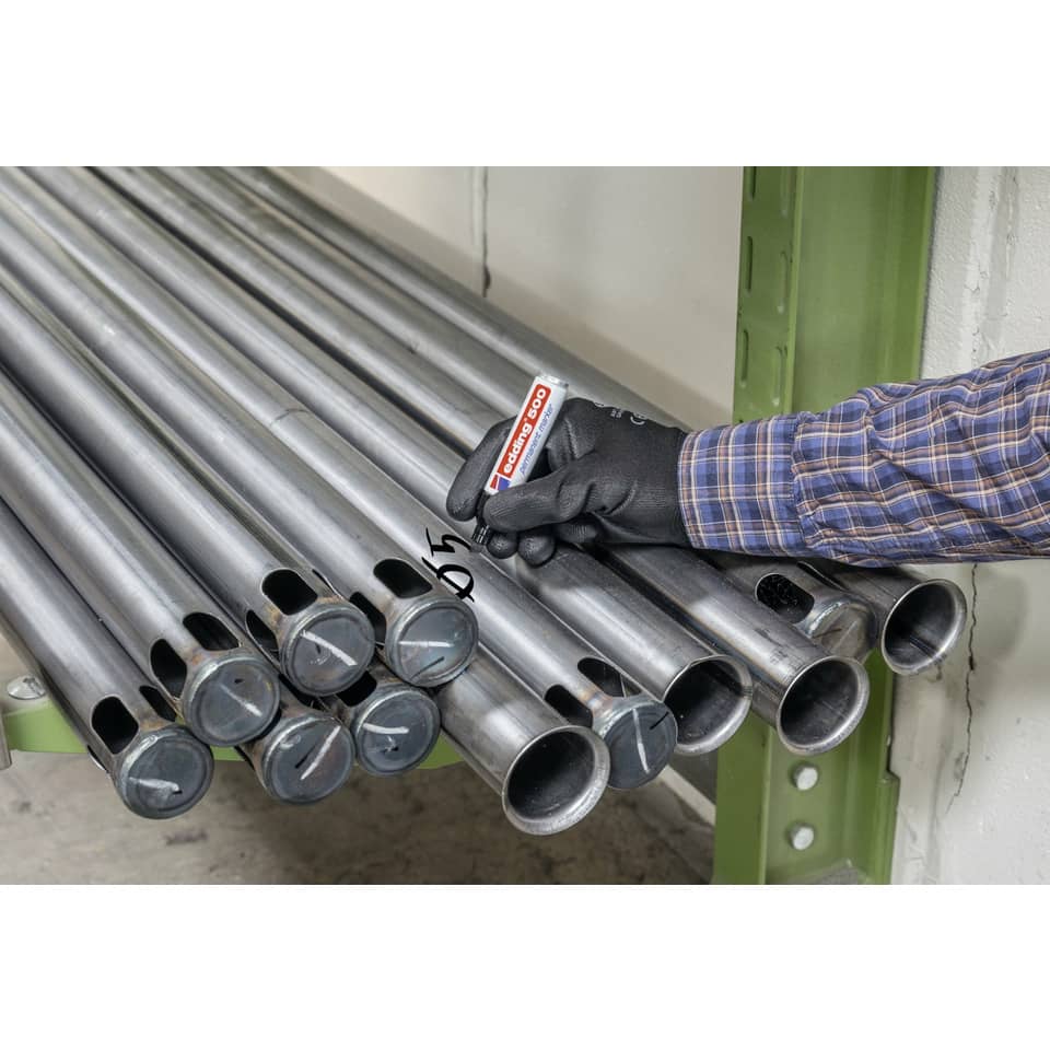 Marcatore permanente edding 500 punta scalpello 2-7 mm nero 4-500001