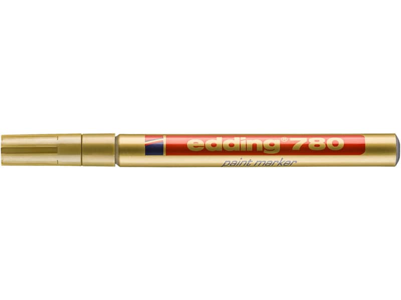 Marcatore a vernice edding 780 punta conica 0,8 mm oro 4-780053