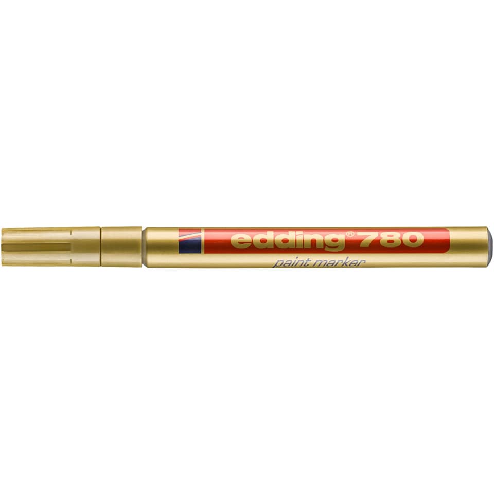 Marcatore a vernice edding 780 punta conica 0,8 mm oro 4-780053