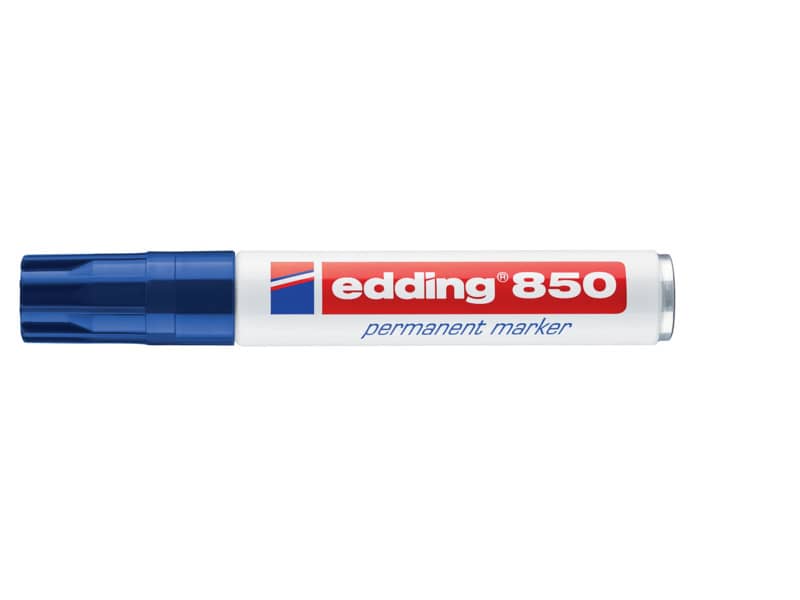 Marcatore permanente edding 850 punta scalpello 5-15 mm blu 4-850003