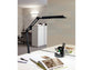 Lampada da scrivania MAUL a risparmio energetico MAULaltantic con morsetto metallo nero G23 11 W - 8213590