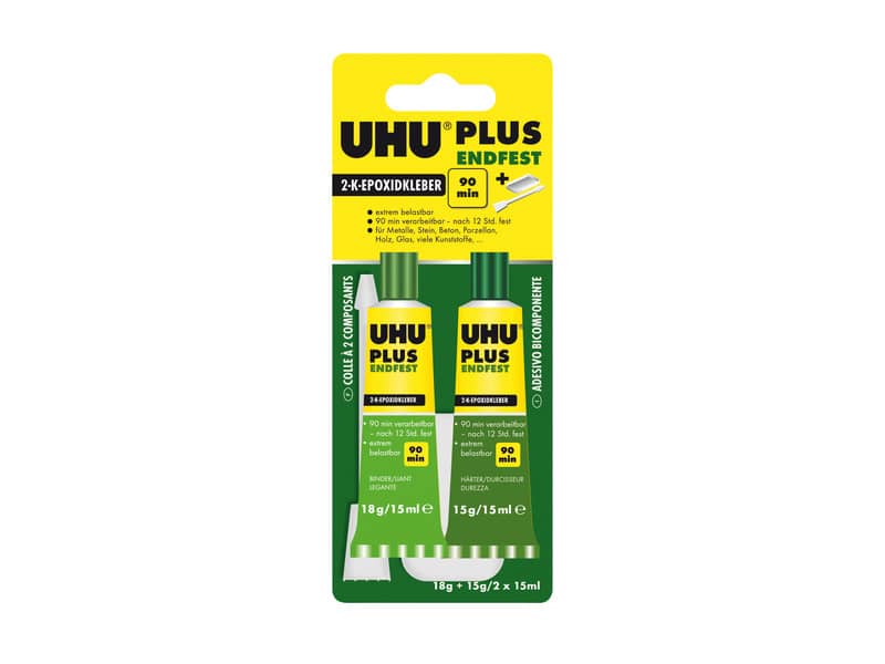 Colla bicomponente Uhu Plus Endfest 2x15 ml D9249