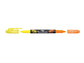 Evidenziatore Pentel Twin Checker a doppia punta 1-3 mm giallo-arancio - SLW8-GF