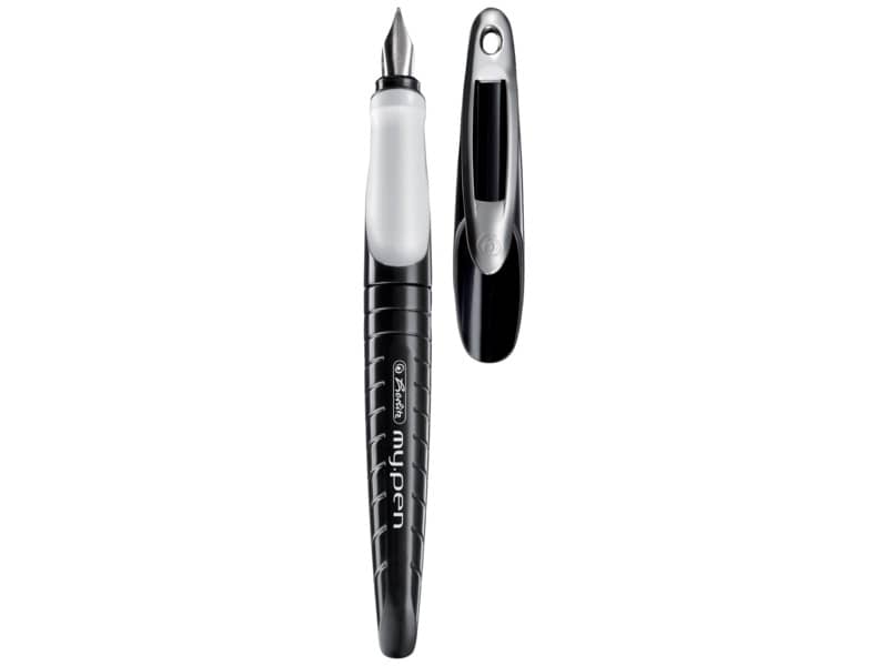 Penna stilografica Herlitz My.pen M bianco/nero 10999746