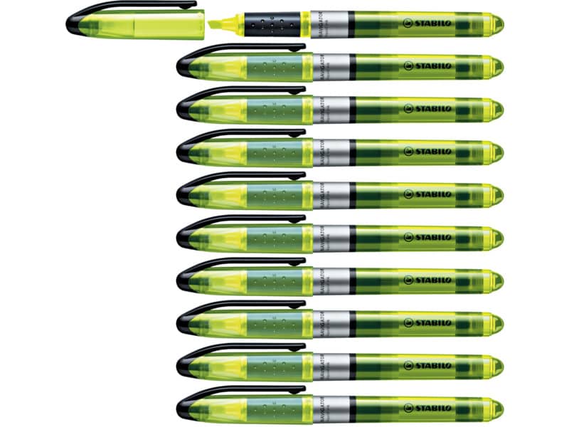 Evidenziatore Stabilo Navigator 1-4 mm giallo 545/24
