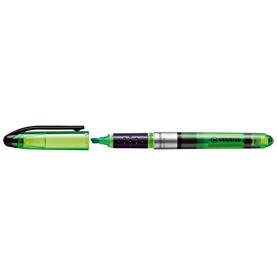 Evidenziatore Stabilo Navigator 1-4 mm verde 545/33